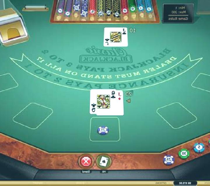 European Blackjack Gold (Microgaming) online slot