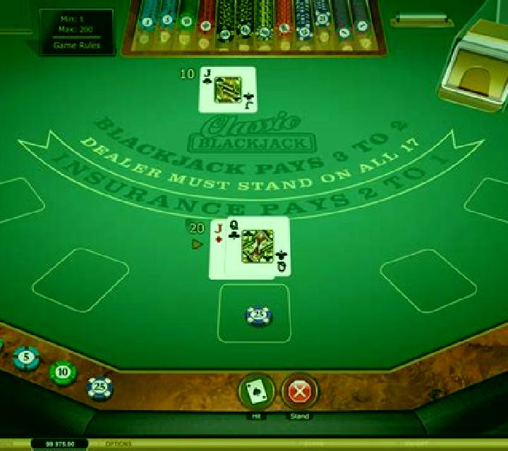 European Blackjack Gold (Microgaming) slot game