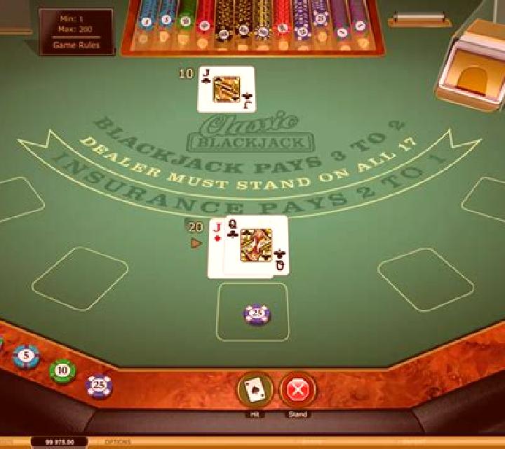 European Blackjack Gold (Microgaming) slot machine