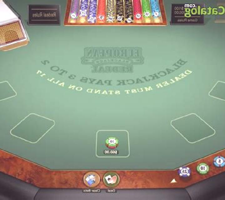 European Blackjack Redeal Gold slot