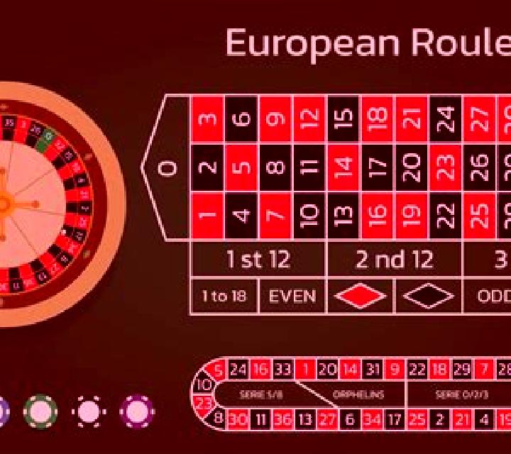 European Roulette Announced Bets slot machine