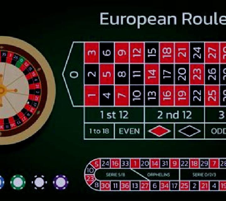 European Roulette Darkmode slot game