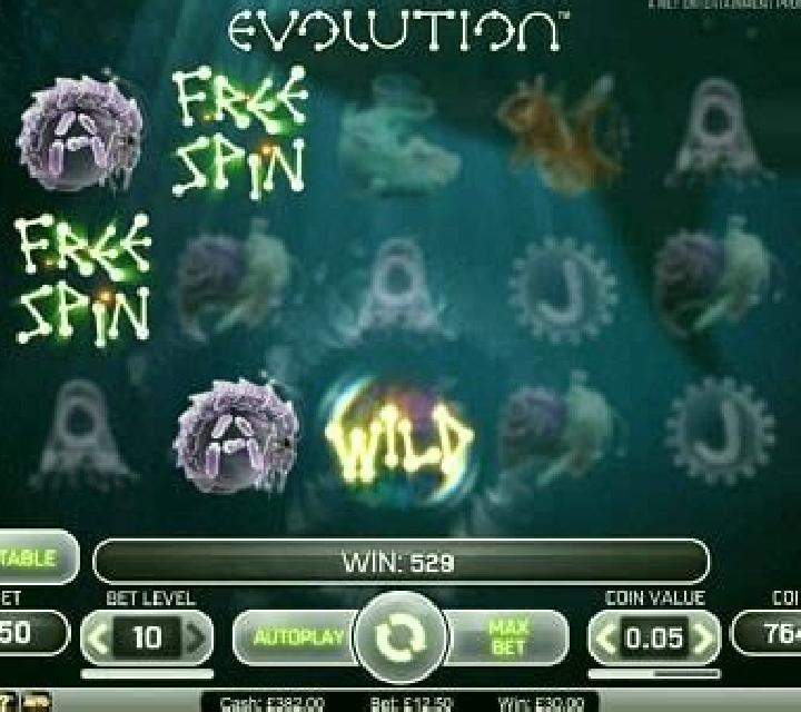Evolution slot machine