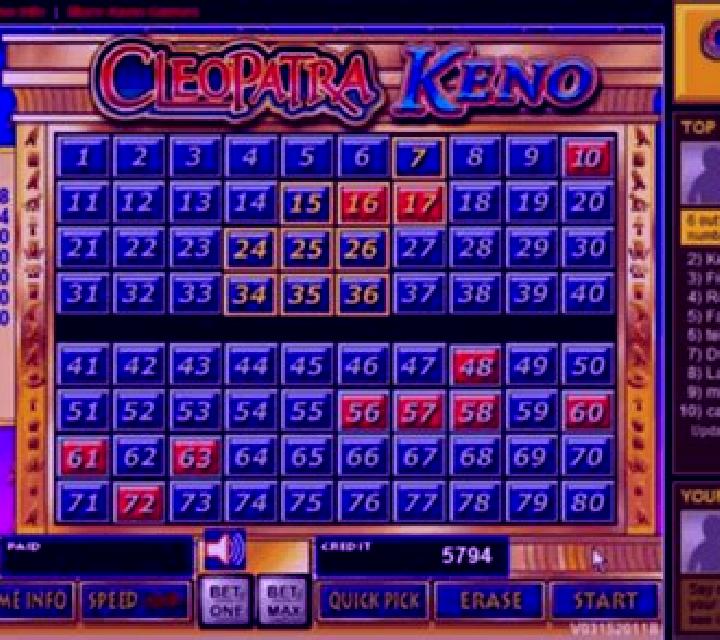 Extra Keno slot machine