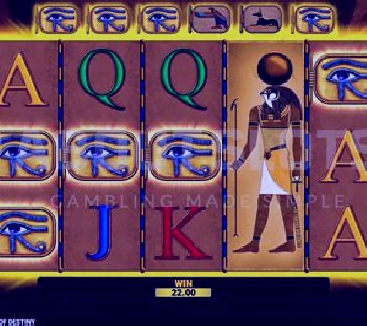 Eye of Horus Tablets of Destiny slot machine
