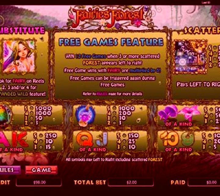 Fairie s Forest online slot