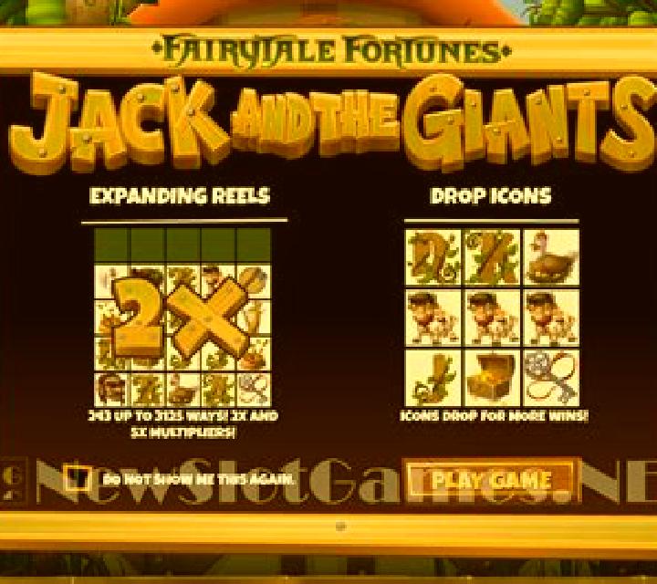 Fairytale Fortunes: Jack and the Giants slot