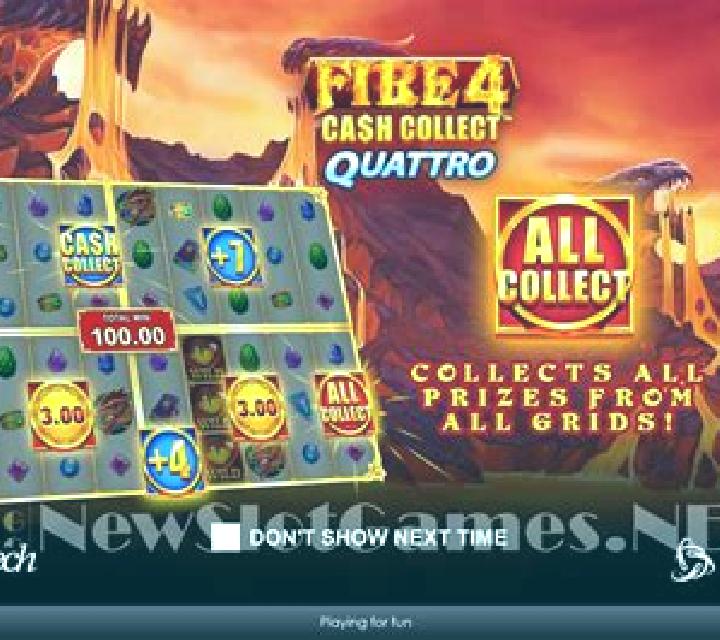 Fire 4: Cash Collect Quattro slot machine