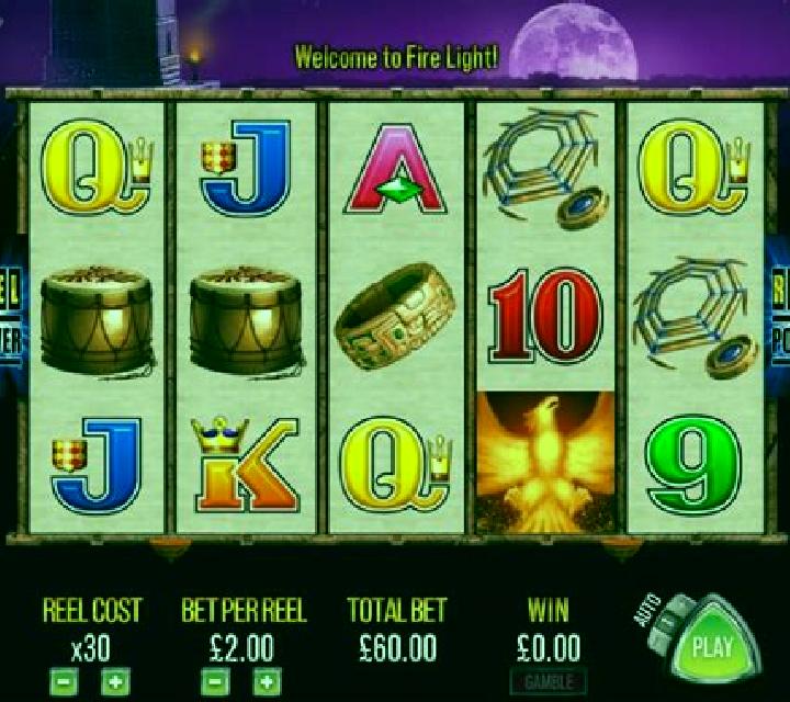 Firelight slot machine