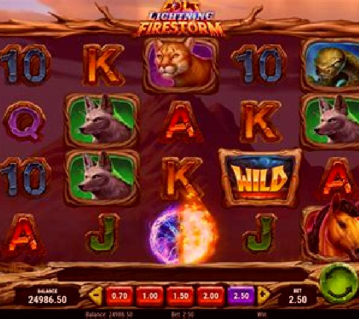 Firestorm Bingo slot game