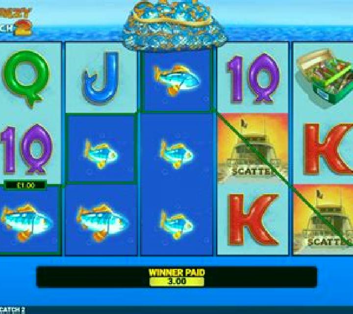 Fishin Frenzy Cluster Pays slot game