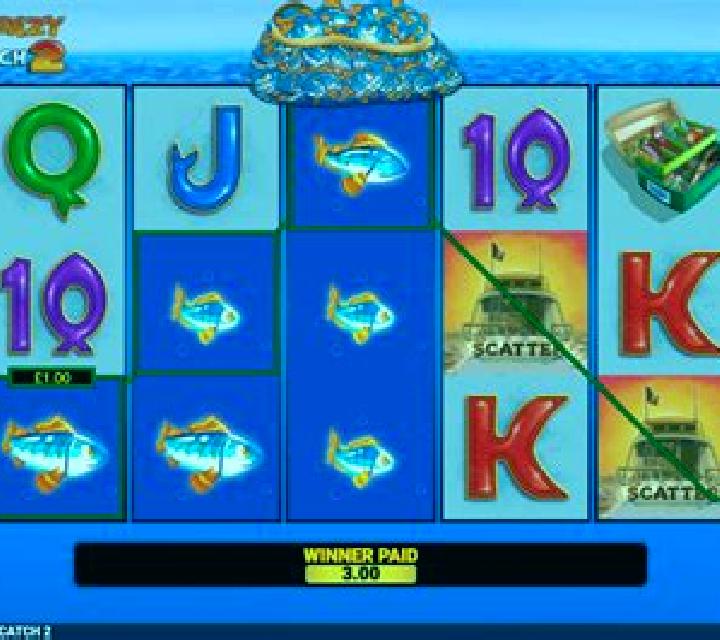 Fishin Frenzy Cluster Pays slot machine