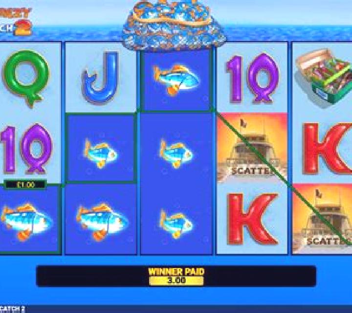 Fishin Frenzy Scratchcard slot machine