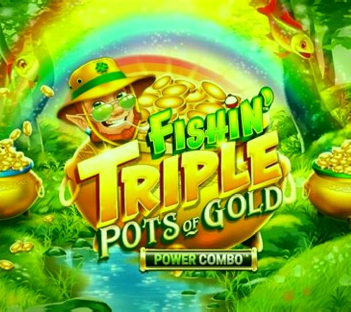 Fishin Triple Christmas Pots of Gold POWER COMBO slot machine