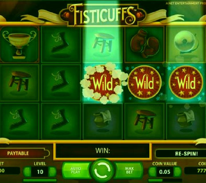 Fisticuffs slot machine