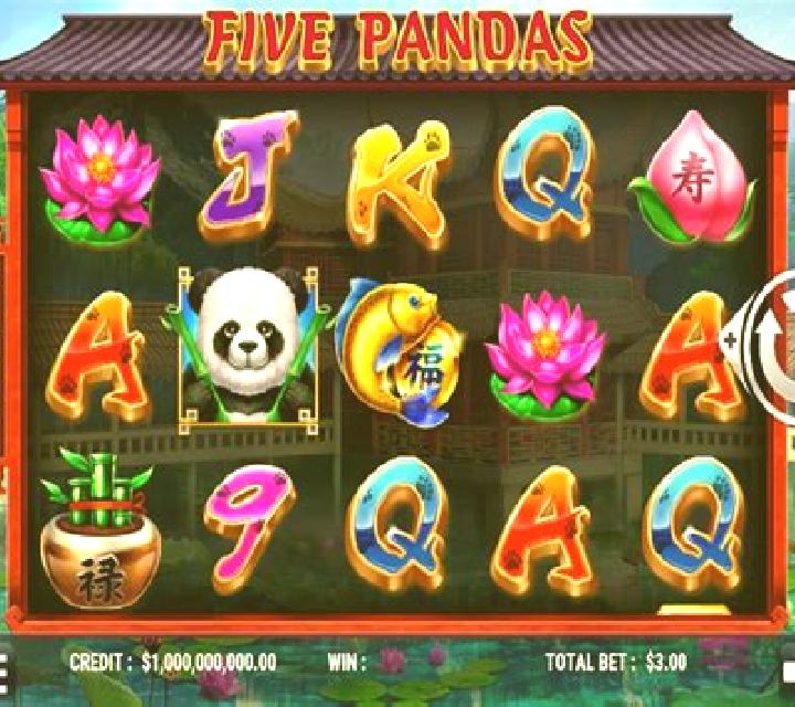 Five Pandas slot game