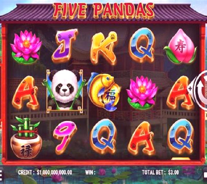 Five Pandas slot machine