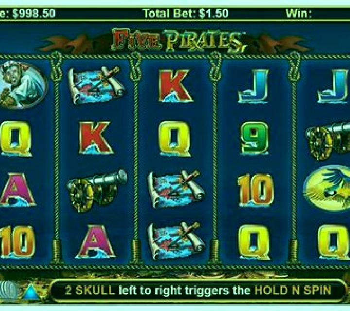Five Pirates slot game