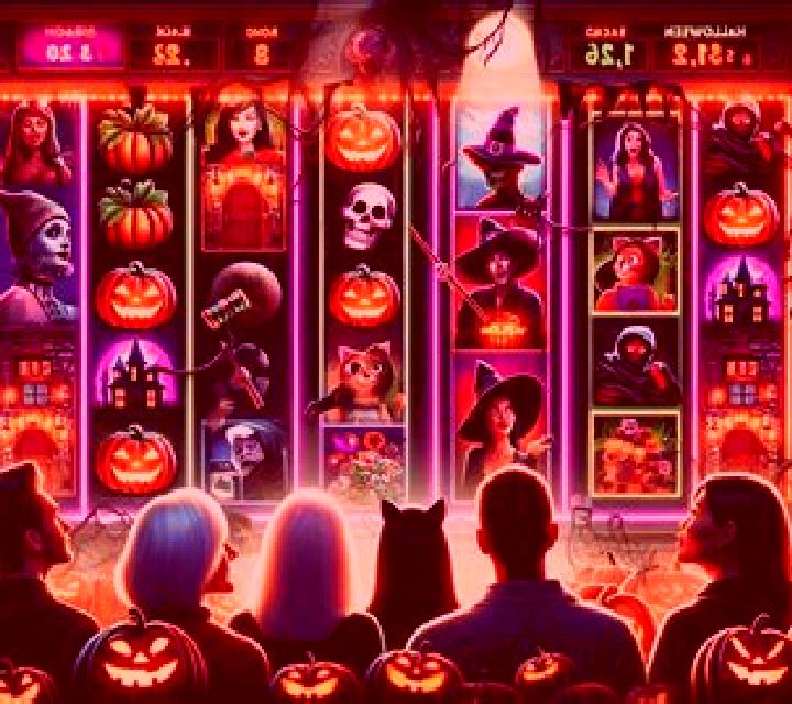 Flaming Bars Halloween slot