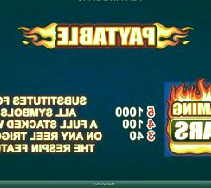 Flaming Bars (Playtech) slot
