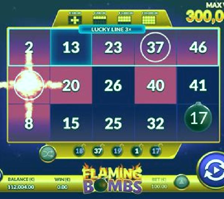 Flaming Bombs slot machine