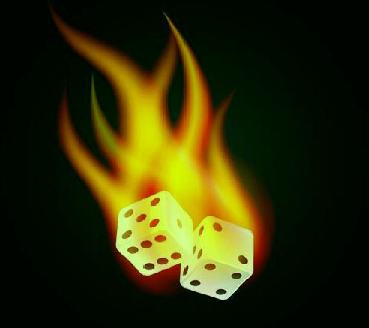 Flaming Dice slot game