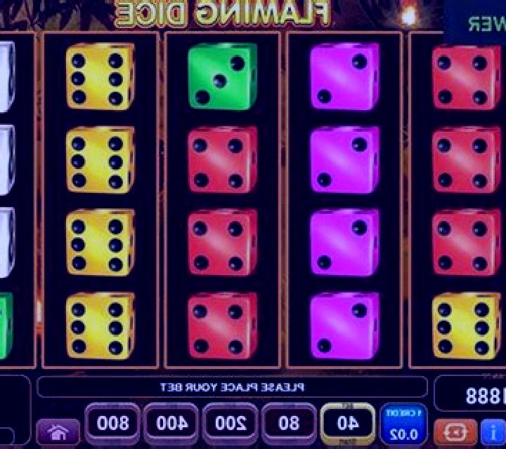 Flaming Dice slot machine
