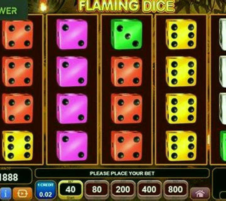 Flaming Dice slot