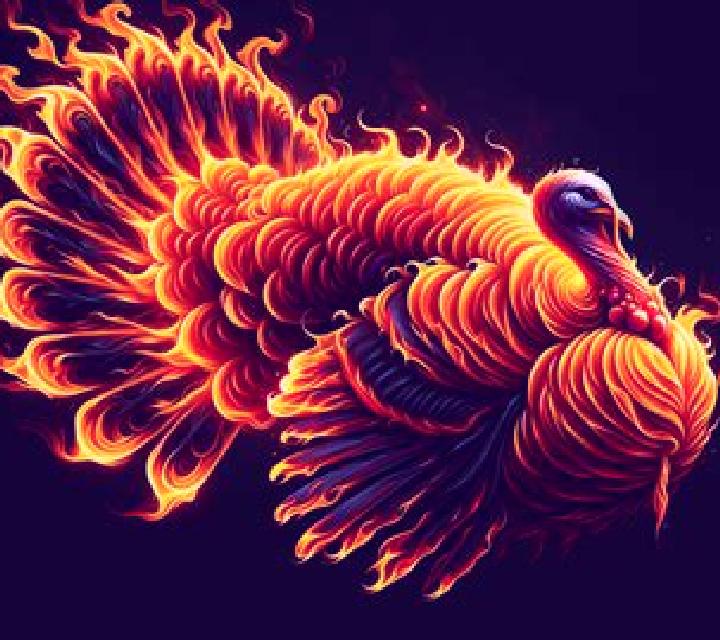 Flaming Turkey slot machine