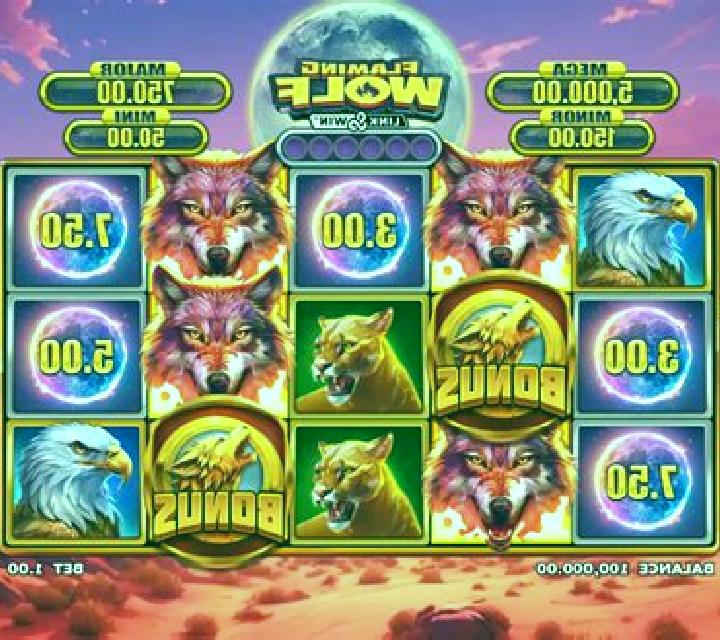 Flaming Wolf Link&Win slot game