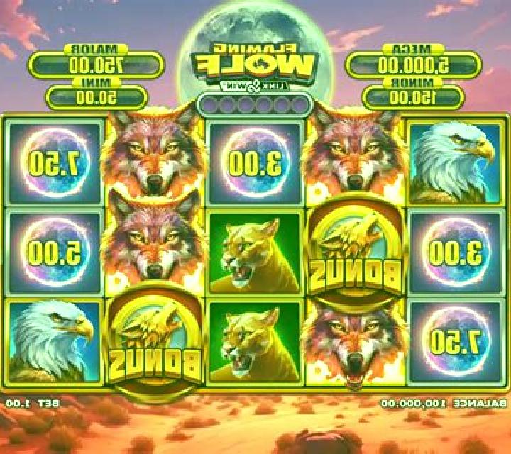 Flaming Wolf Link&Win slot machine