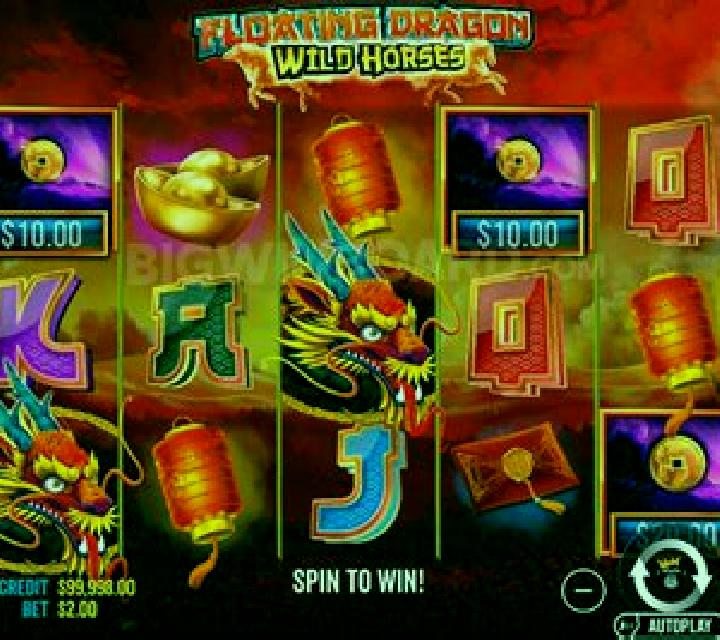 Floating Dragon Wild Horses slot