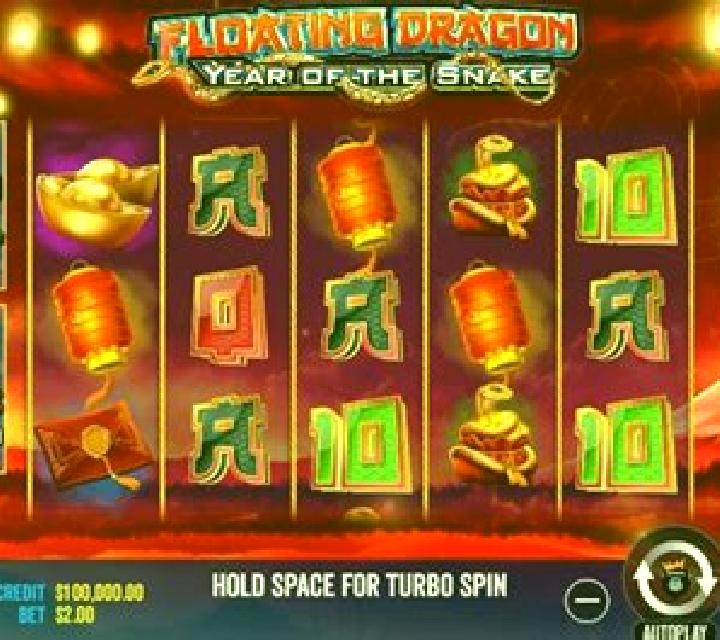 Floating Dragon Year of the Snake slot machine