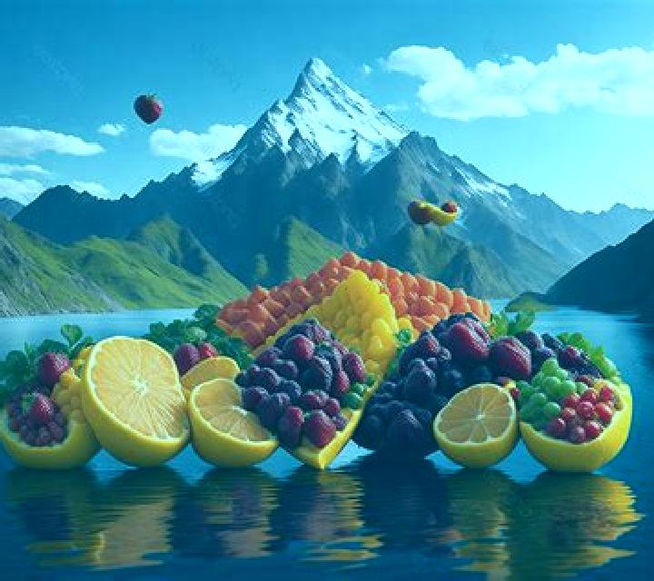 Flowers and Fruit Mountain slot game