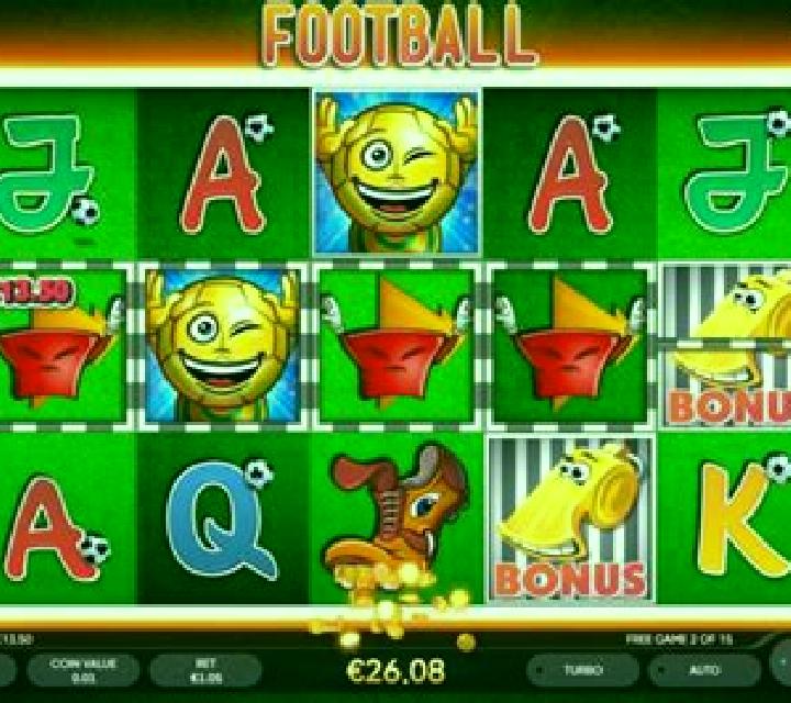Football slot game