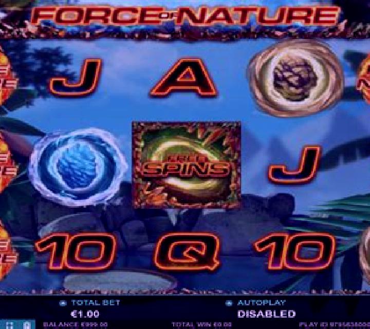 Force of Nature slot machine