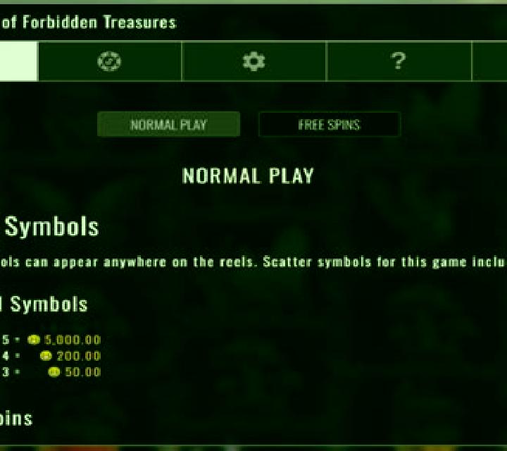 Forest of Forbidden Treasures slot game