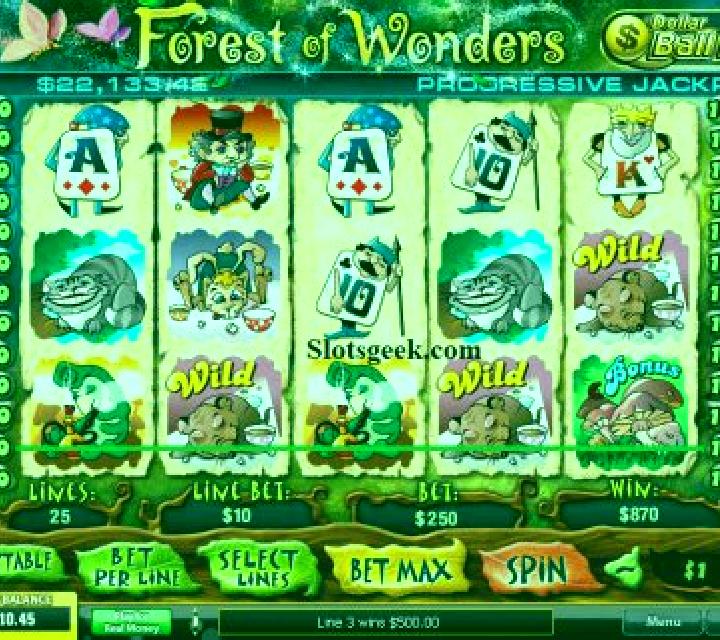 Forest of Wonders slot machine