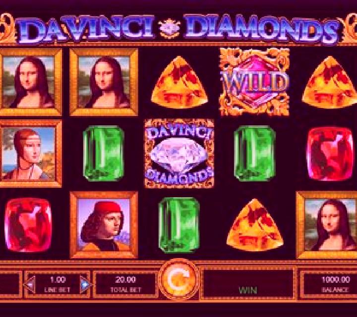 Fort Knox Da Vinci Diamonds online slot