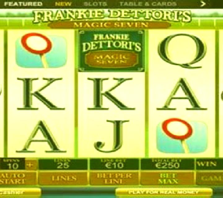 Frankie Dettori s Magic Seven Jackpot slot machine