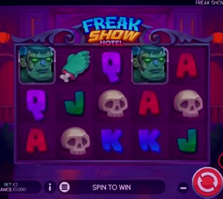 Freakshow Hotel slot machine