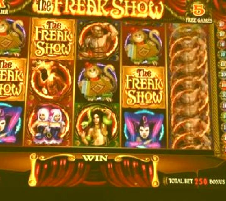 Freakshow slot machine