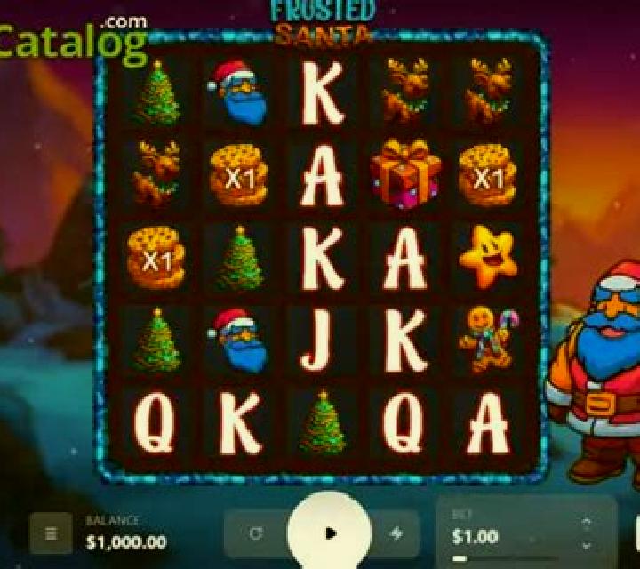 Frosted Santa slot