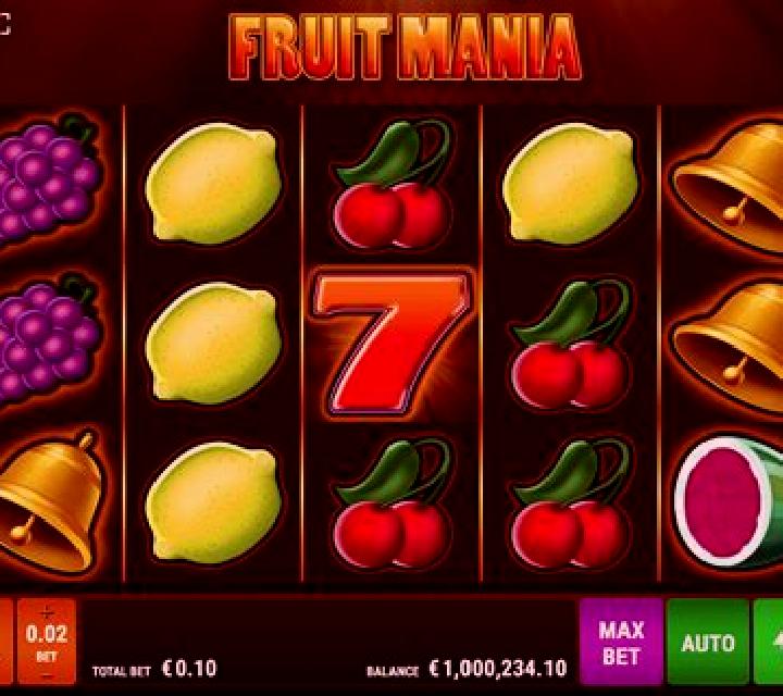 Fruit Mania Deluxe (Gamomat) slot machine