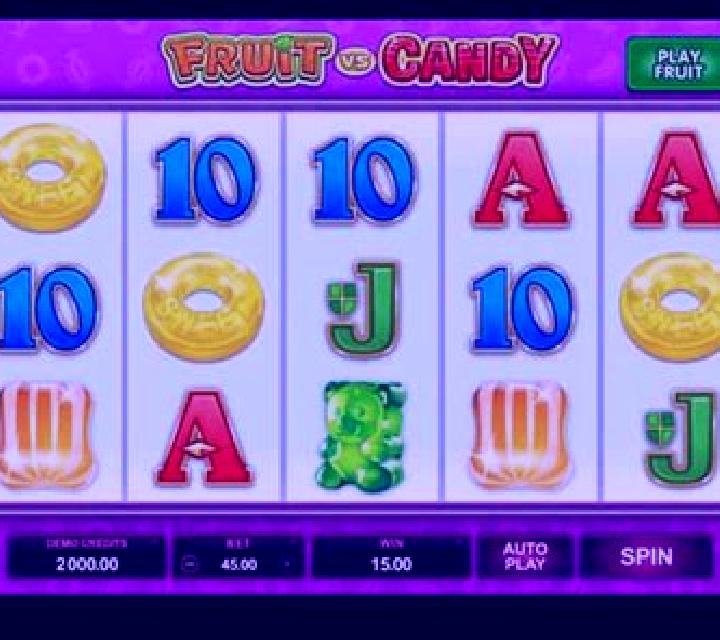 Fruit vs Candy slot game