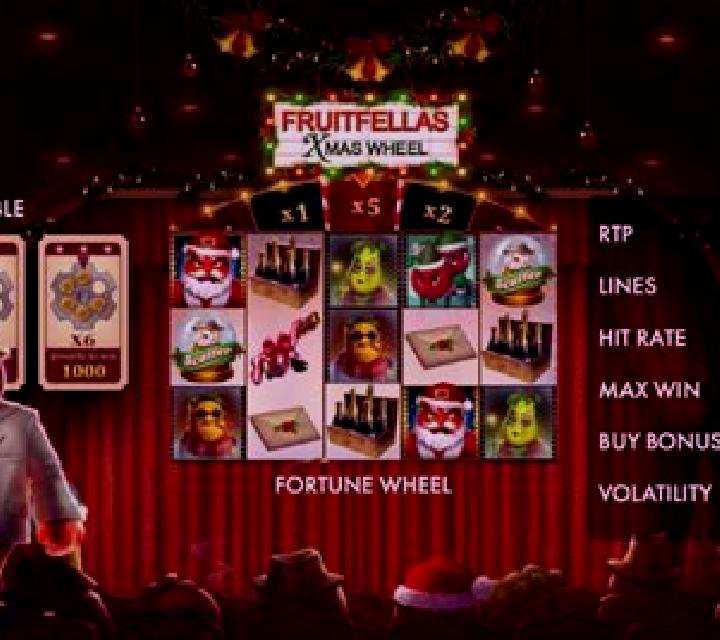 Fruitfellas Xmas Wheel slot game