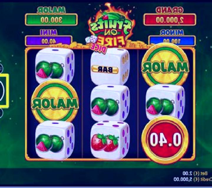 Fruits on Fire Dice slot