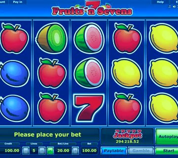 Fruits n Sevens deluxe online slot