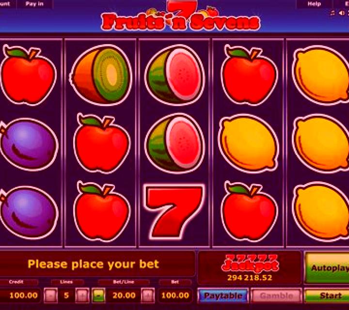 Fruits´n Sevens slot