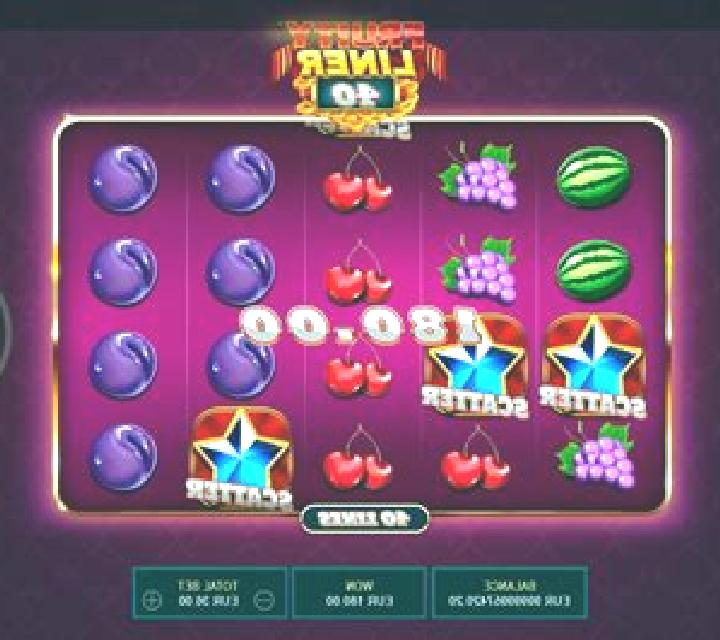 Fruityliner 40 slot game